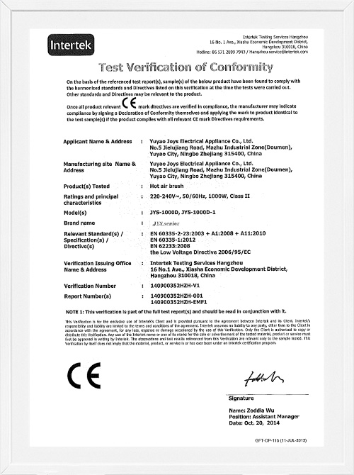 Certificare LVD